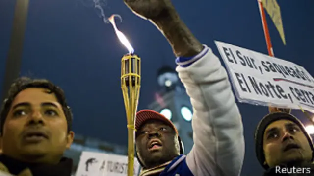 Protesta en Madrid contra acción policial en Ceuta