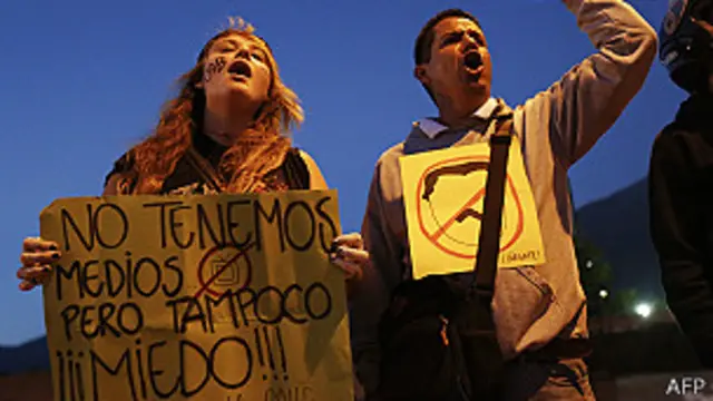 Protesta en Venezuela