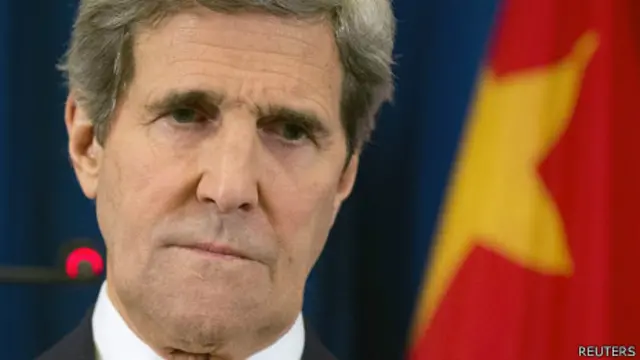 克里在北京回答记者提问（14/2/2014）