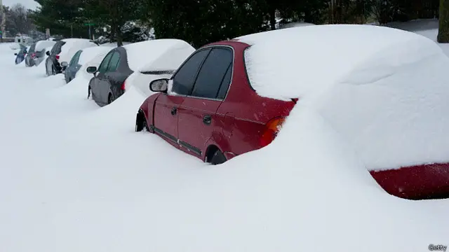 Nevascas no leste dos EUA