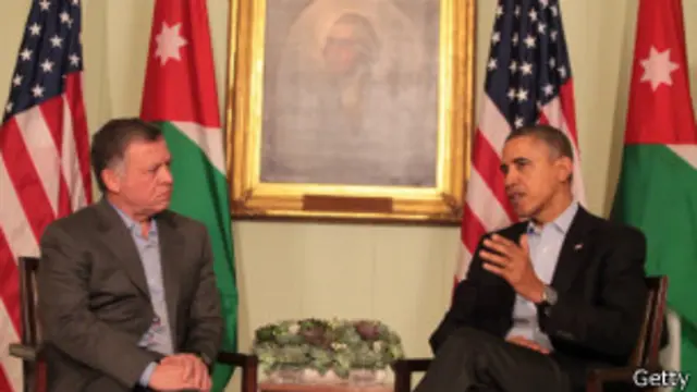 التقى أوباما العاهل الأردني الجمعة في ولاية كاليفورنيا