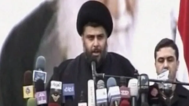 دعا الصدر إلى عدم الزج بما سماه "المليشيات الوقحة في معالجة الوضع الأمني كونها لها باع في تفتيت العراق وزعزعة الأمن".