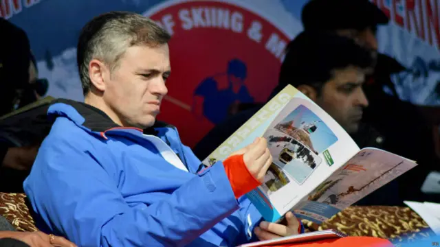 जम्मू कश्मीर के मुख्यमंत्री उमर अब्दुल्ला