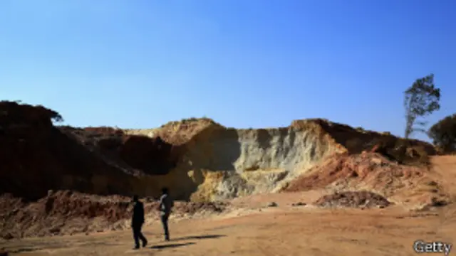 Mina de oro en Sudáfrica