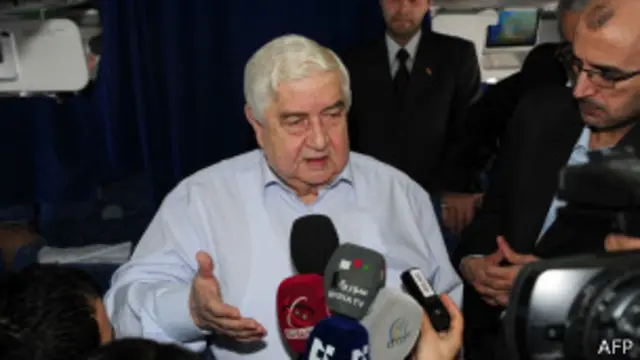 نفى المعلم فشل المحادثات بين الحكومة السورية والمعارضة 