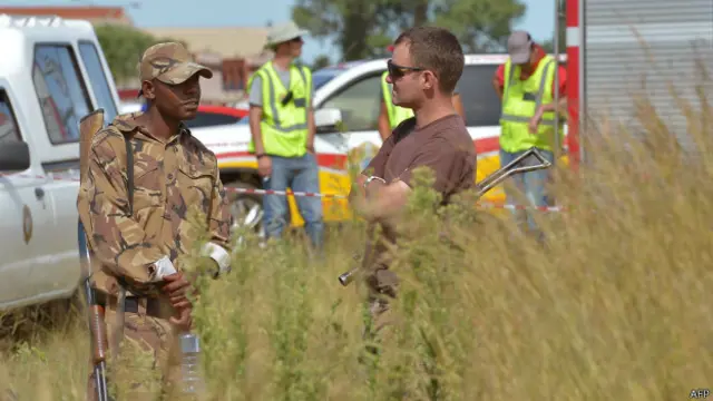 दक्षिण अफ्रीका खदान दुर्घटना