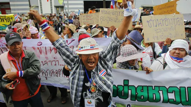 थाईलैंड, सरकार विरोधी प्रदर्शन