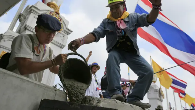 थाईलैंड, सरकार विरोधी प्रदर्शन