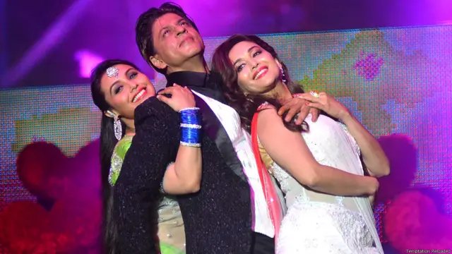 शाहरुख़ ख़ान, रानी मुखर्जी और माधुरी दीक्षित नेने