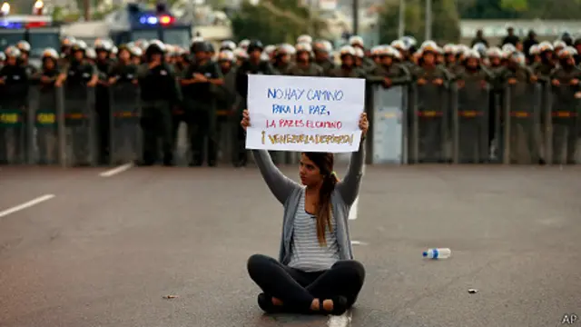 Protesta en Venezuela