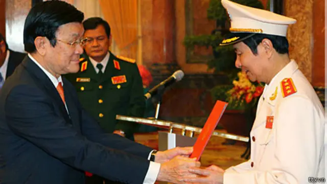 Ông Ngọ được thăng chức từ trung tướng lên thượng tướng vào 22/07/2013
