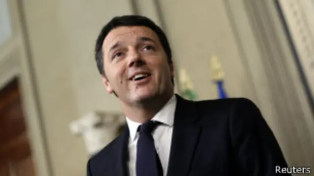 ماتئو رنتسی جوانترین نخست وزیر ایتالیا از زمان جنگ جهانی دوم محسوب میشود