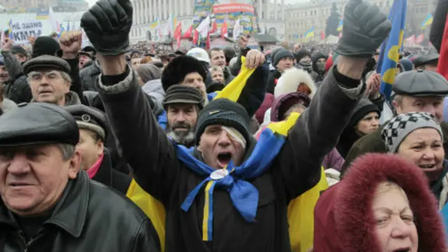 Cuộc biểu tình nhiều tháng qua ở Ukraine vẫn chưa chấm dứt