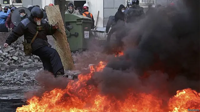 Protesto em Kiev (Reuters)