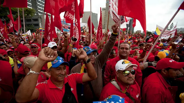 Manifestantes de PDVSA