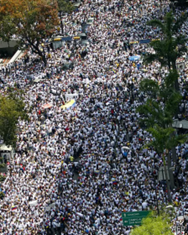 Protesta en Caracas