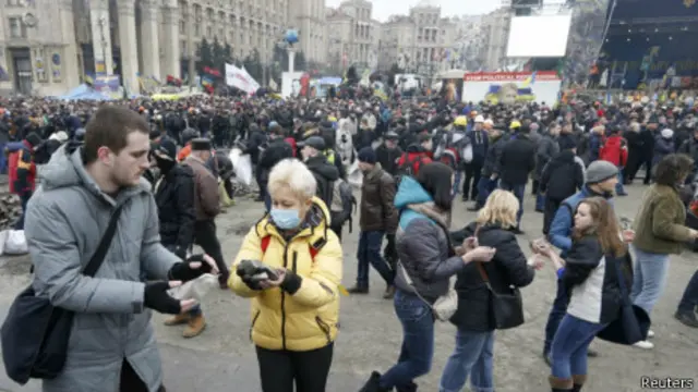 Киевский Майдан. 19 февраля 2014 г.