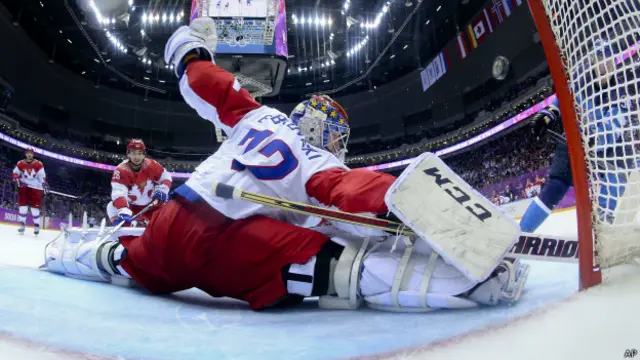 Поражение российских хоккеистов