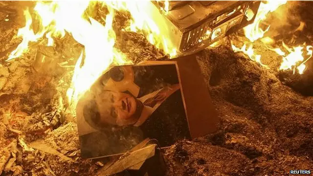 यूक्रेन, कीफ़, प्रदर्शनकारी