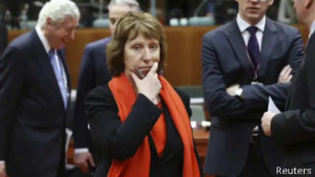 Кэтрин Эштон в Брюсселе