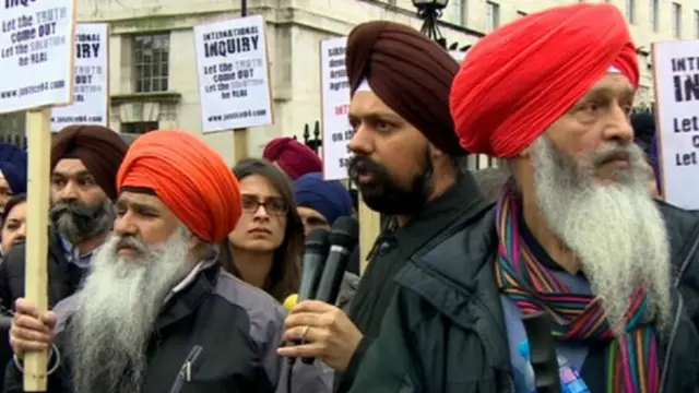 ब्रिटेन में आपरेशन ब्लू स्टार का विरोध 