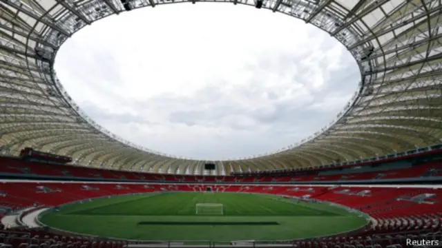 巴西为世界杯建造的新体育场之一