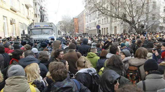 Акция перед Замоскворецким судом