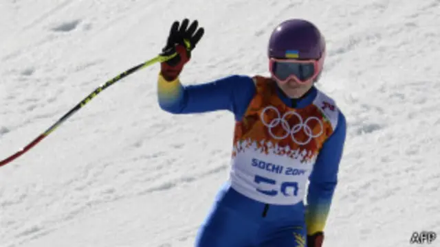 انسحبت المتزلجة الأوكرانية ماتستسكا من أوليمبياد سوتشي بسبب العنف في كييف