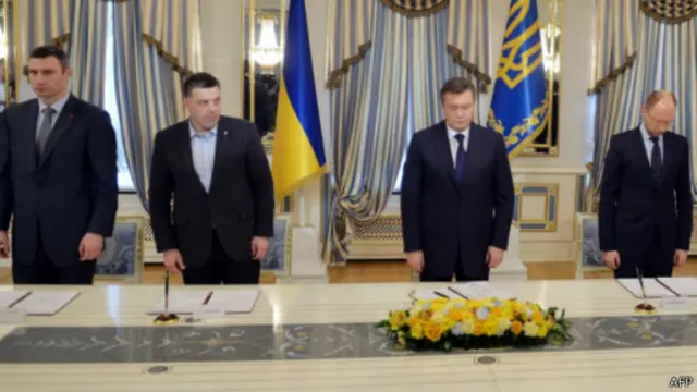 Tokoh oposisi dan presiden Ukraina