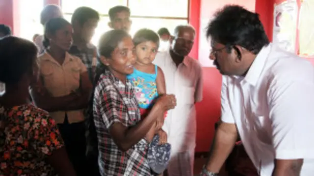 උතුරේ කාන්තාවන් මීට කලින් තම ප්‍රශ්න ඇමති එස්.අයින්කරනේෂන් වෙත දන්වා සිටි අවස්තාවක් 