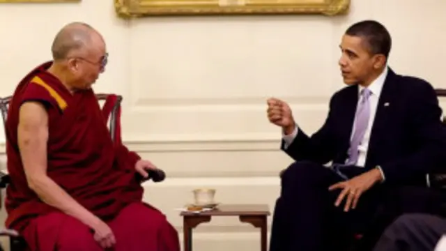 Obama meets Dalai Lama