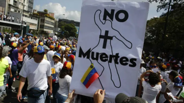 Protestos na Venezuela