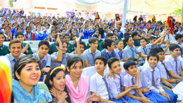 لیاری، کورنگی اور ابراہیم حیدری جیسے علاقوں کے بچے بھی میلے میں شریک ہوئے