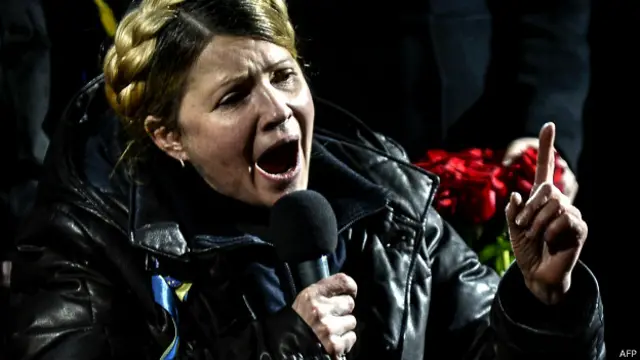 यूक्रेन की पूर्व राष्ट्रपति यूलिया टीमोशेंको 