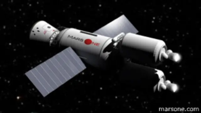 فضانوردان برای فرود روی مریخ در کپسولی ویژه قرار می‌گیرند که از سفینه اصلی جدا می‌شود