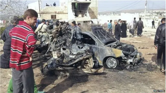सीरिया में आत्मघाती हमला
