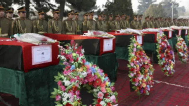 تشییع جنازه این سربازان امروز در کابل انجام شد