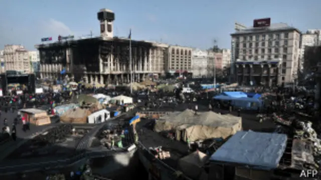 Independence Square, Kiev, AFP