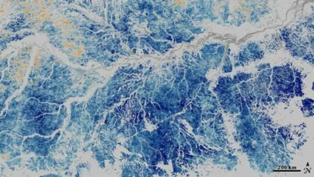 Cientistas desenvolveram um modelo para corrigir a ilusão captada pelo satélite da Nasa