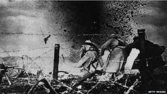 प्रथम विश्व युद्ध का दृश्य