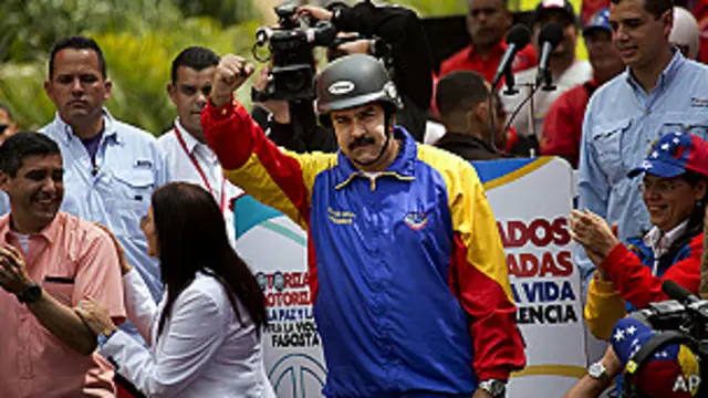 Maduro y los motorizados