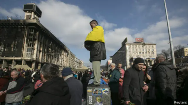 Молитва на Майдане в Киеве