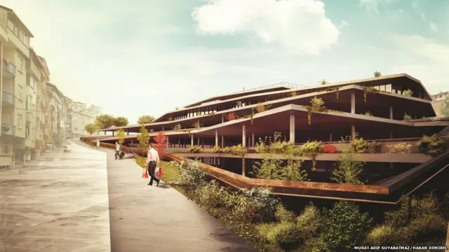 سوق السلطان غازي في اسطنبول من تصميم مكتب الهندسة المعمارية ديميرال فاز بجائزة فئة التجارة والترفيه. وسيعلن الفائز بالجائزة الأولى لمشاريع المستقبل الهندسية يوم 12 مارس/آذار في حفل خاص احتفاء بجميع الفائزين ومشاريعهم. 