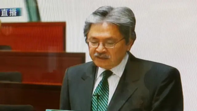 香港財政司司長曾俊華（26/02/2014）