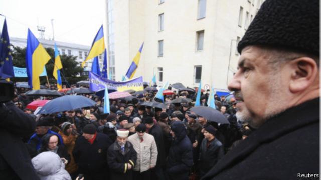 Протесты в Симферополе