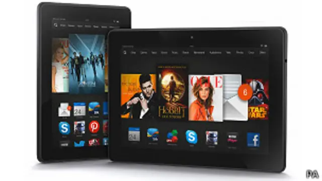 En la tienda, Amazon también venderá sus dispositivos para leer libros electrónicos.