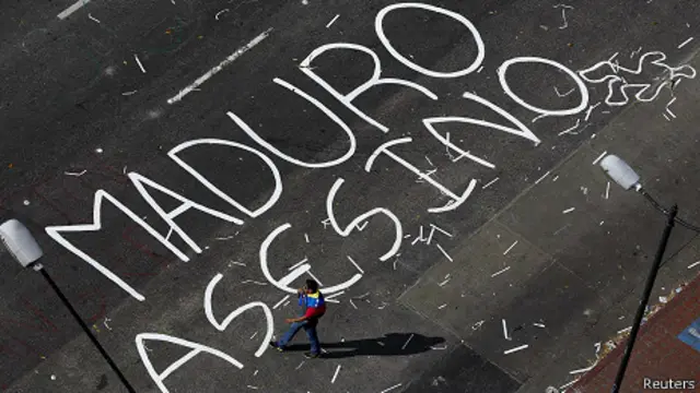 Pintada en una calle de Caracas