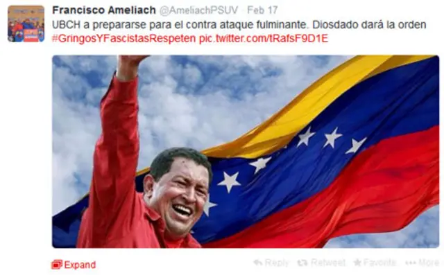 Tuit del gobernador del estado Carabobo