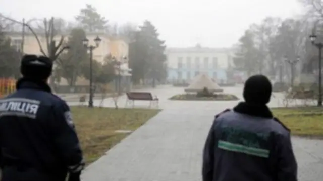 克里米亚政府大楼被武装分子占领