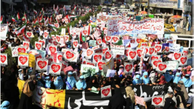 محتجون في باكستان ضد الفيلم الأمريكي للرسول محمد